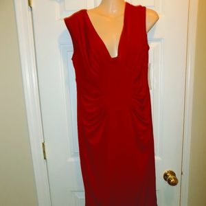 Maggy London Women's Matte Jersey Dress Red (14)